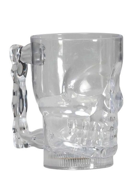 Carafe Crâne D'Halloween Avec Lumière 700Ml