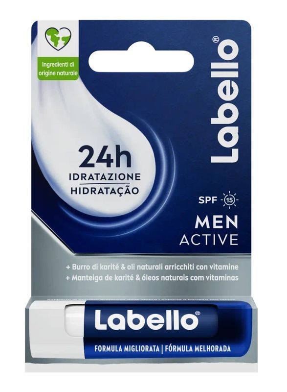 LABELLO Beurre De Cacao Men Active 4.8G