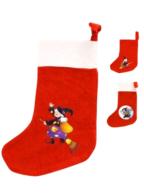 Chaussette Befana Feutre 40Cm - Assortis