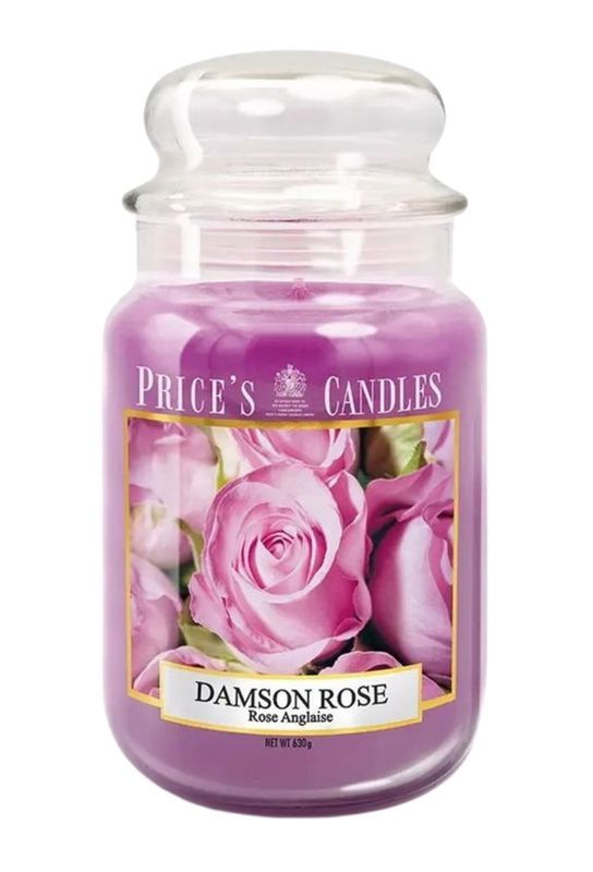 Große Kerze Damson Rose 630G