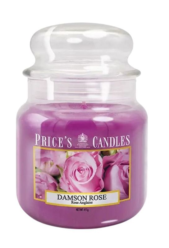 Mittlere Kerze Damson Rose 411G