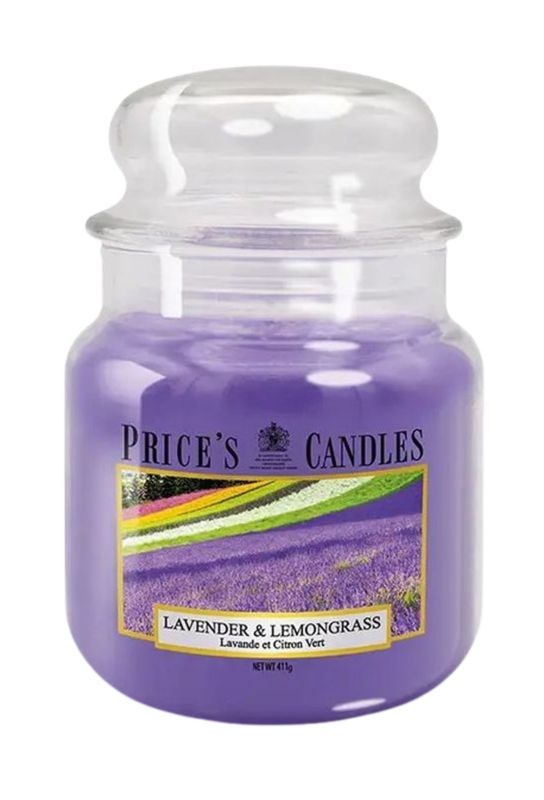 Mittlere Kerze Lavander&Lemon Grass 411G