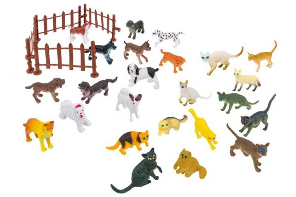 Animaux Assortis Chiens Et Chats 12 Pièces