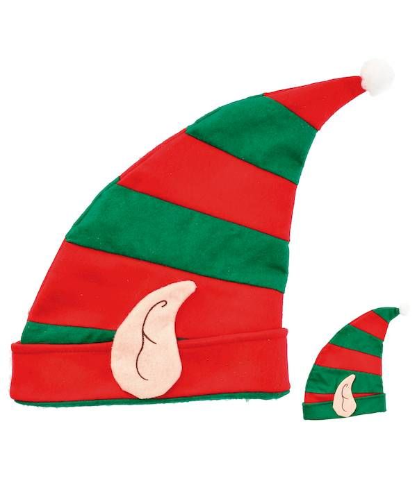 Accessoire De Noël Chapeau De Lutin 30X33Cm - Assortis