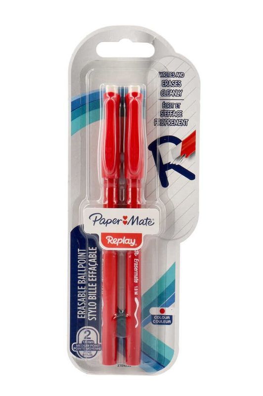  Stylos À Bille Rouge 2 Pièces 