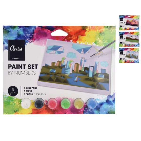  Hobby Set Peinture 7 Pièces - Assortis