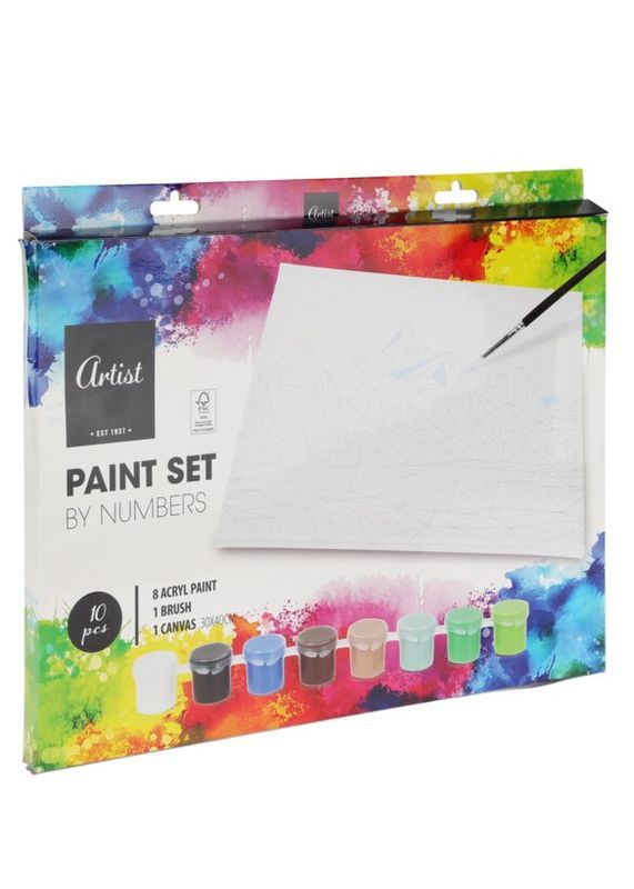  Hobby Set Peinture 10 Pièces - Assortis