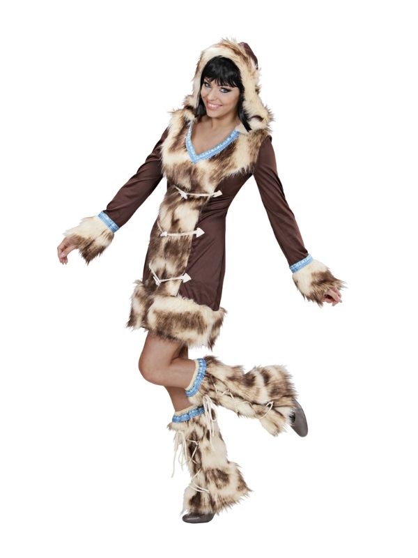 Eskimo Aikaa Costume Carnevale Da Donna