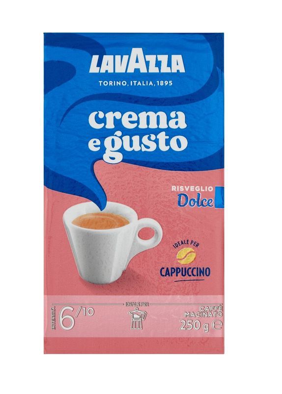 LAVAZZA Caffè Macinato Crema E Gusto Dolce 250G