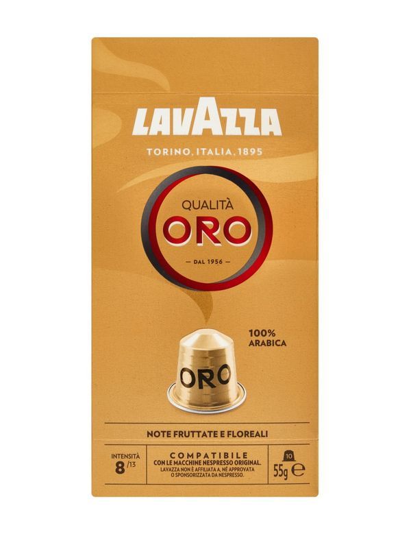 LAVAZZA 10 Kaffeekapseln Gold Qualität Nespresso Kompatibel 55G