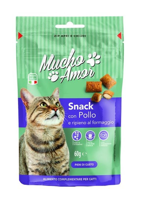 MUCHO AMOR Snacks Pollo 60G