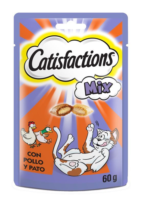 CATISFACTION Snacks Huhn E Ente 60G