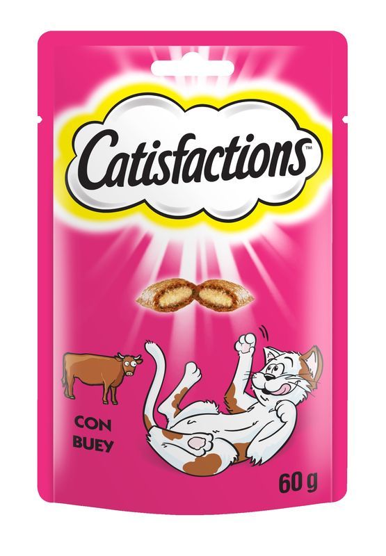 CATISFACTION Snacks Bœuf 60G