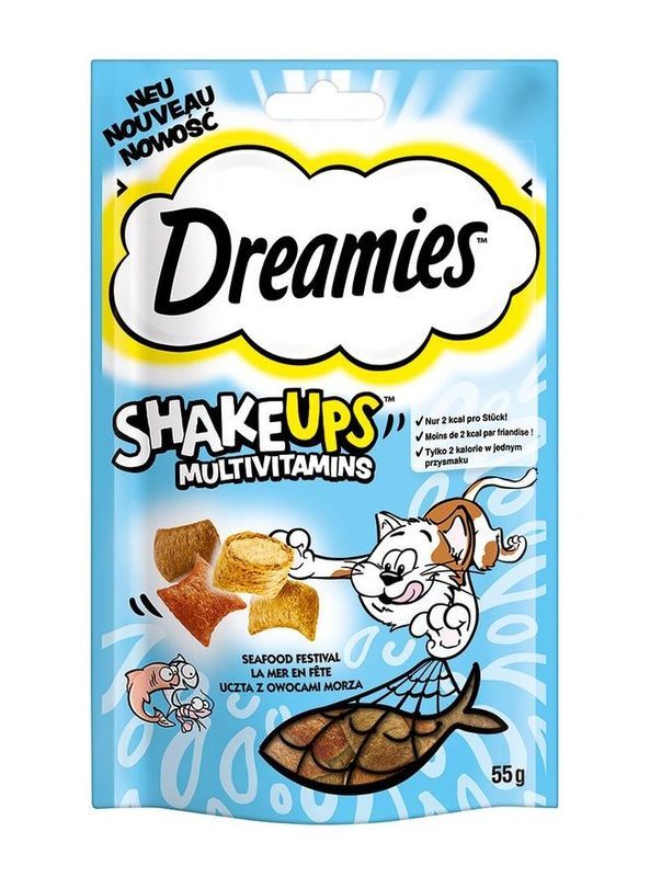 CATISFACTION Shake Ups Snacks Frutti Di Mare 55G