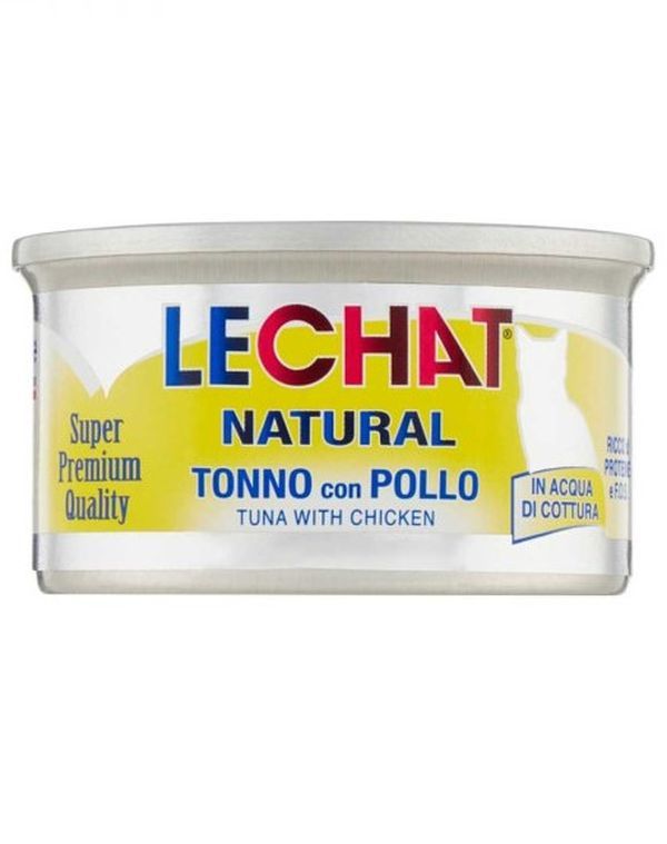 LECHAT Paté Thon Et Poulet 80G