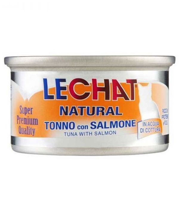 LECHAT Paté Thon Et Saumon 80G