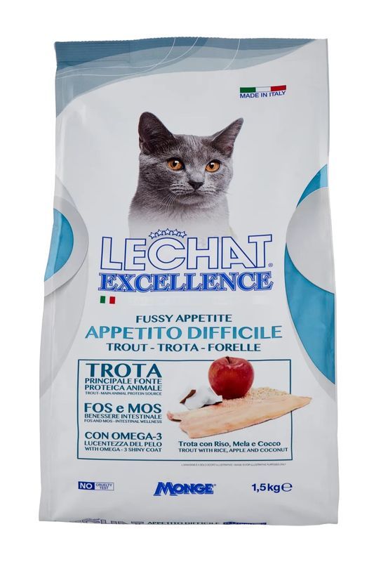 LECHAT Appetito Difficile Trockenfutter Forelle 1.5Kg