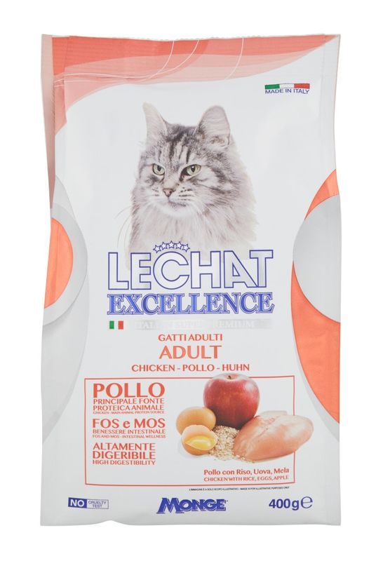 LECHAT Adult Aliments Secs Poulet 400G