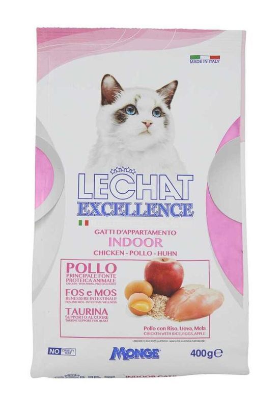 LECHAT Indoor Cibo Secco Pollo 400G