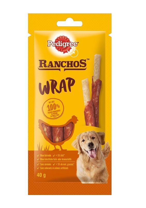 PEDIGREE Snacks Ranchos Wrap 40G