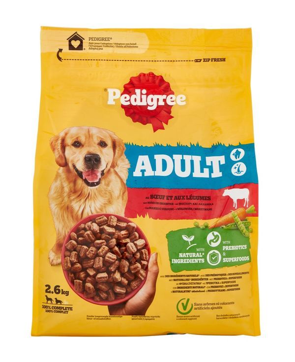 PEDIGREE Adult Kibble Rindfleisch Und Gemüse 2.6Kg