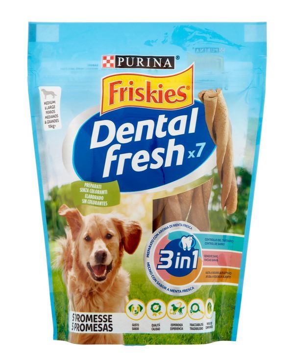 PURINA ONE Friskies Snacks Dental Fresh 3In1 180G