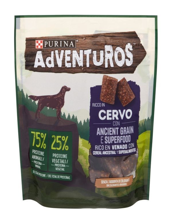 PURINA ONE Adventuros Snacks Ancient Grain&Superfood Cerf 120G