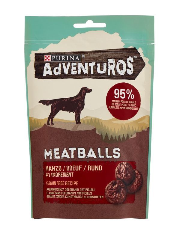 PURINA ONE Adventuros Snacks Meatballs 70G