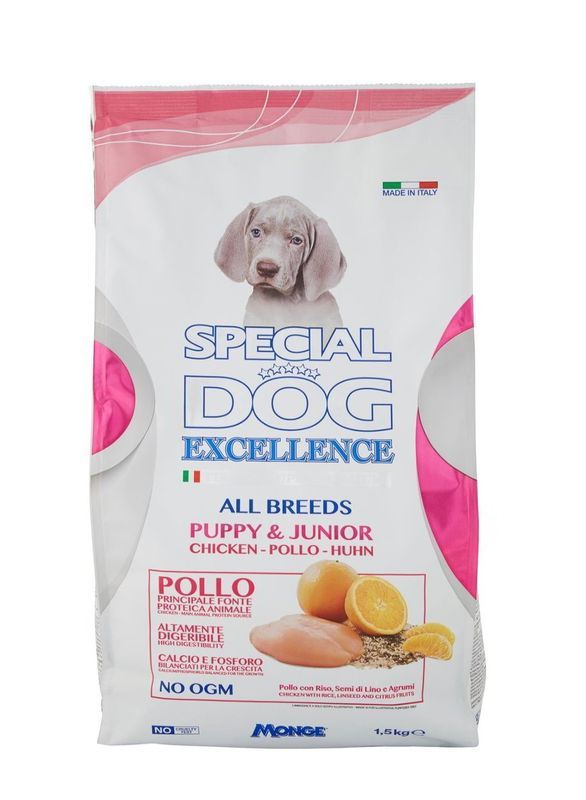 SPECIAL DOG Puppy&Junior Aliments Secs Poulet 1.5Kg