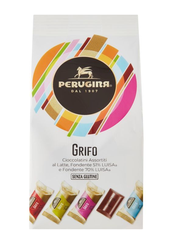 PERUGINA Grifo Cioccolatini Fondenti E Al Latte 180G