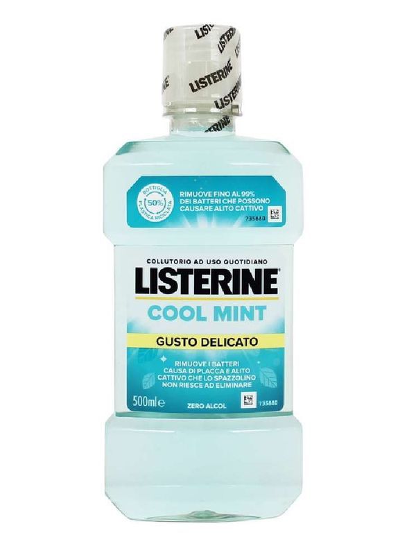 LISTERINE Mundspülung Cool Mint Delikater Geschmack 500Ml