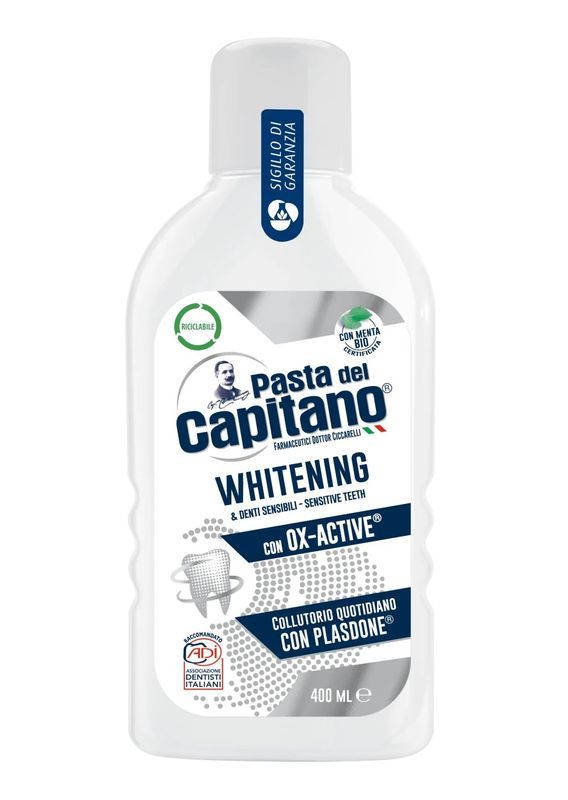 PASTA CAPITANO Mundspülung Whitening 400Ml