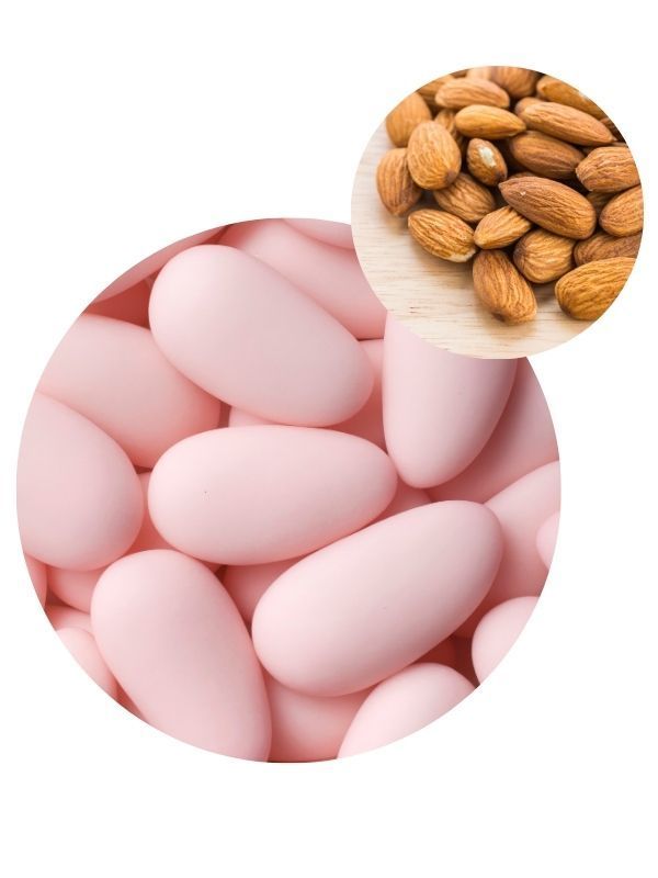 PRESTIGE Konfetti Mandel Rosa 500G