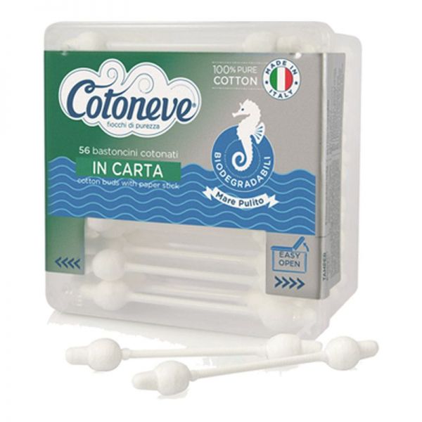 Cotoneve Bastoncini Baby Per Orecchie In Carta 56 Pezzi - Da Moreno