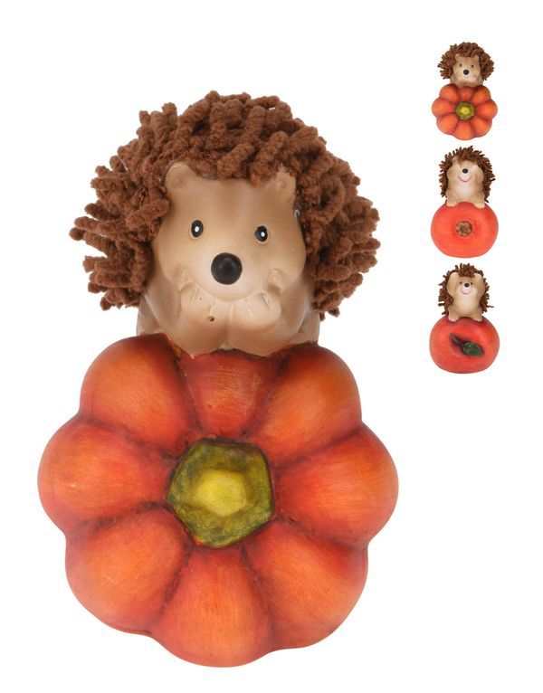 Déco D'Automne Hérisson En Terre Cuite 10Cm - Assortis