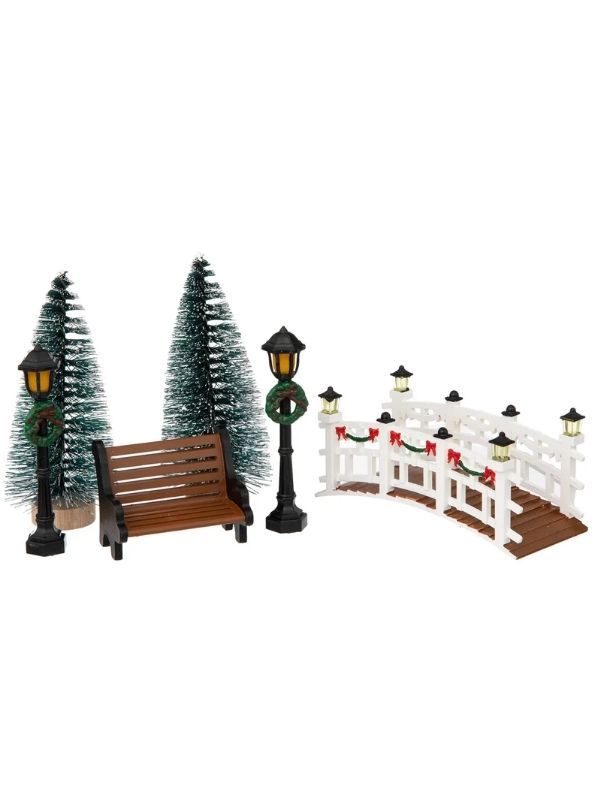 Accessoire Pour Village De Noël 22X6Cm