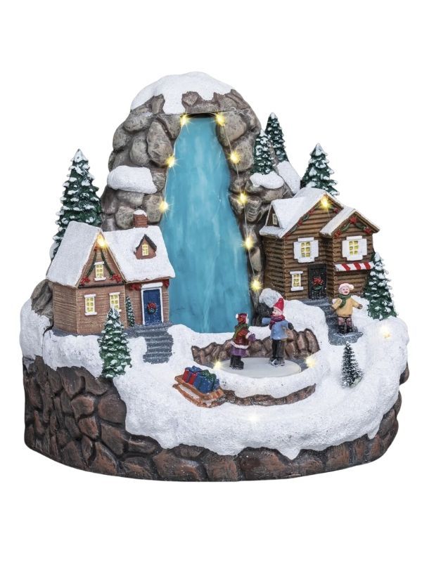 Village De Noël Cascade 21X26Cm