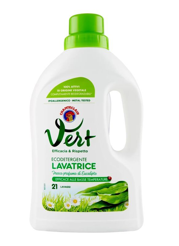 CHANTECLAIR Vert Détergent Pour Lave-Linge Eucalyptus 1071Ml