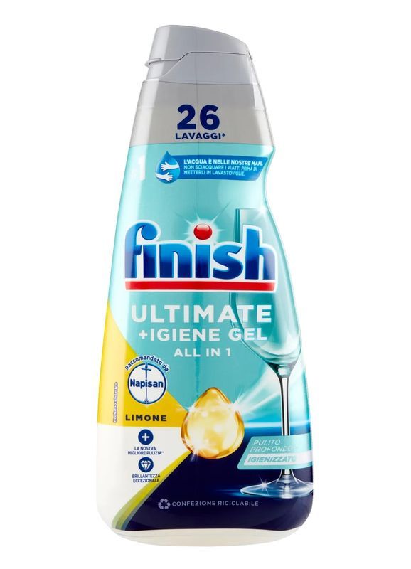 FINISH Gel Lavastoviglie Ultimate All In One Limone 560Ml