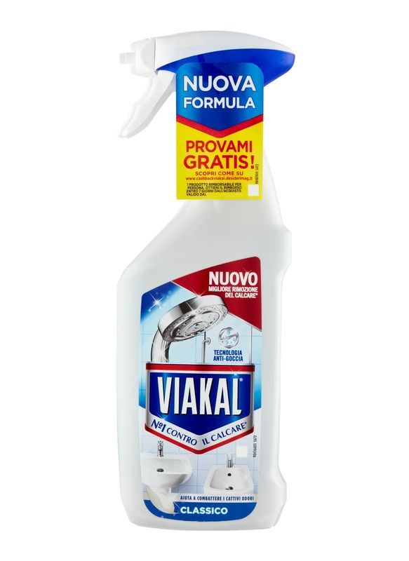 VIAKAL Spray Nettoyant Pour Bain Classic 470Ml