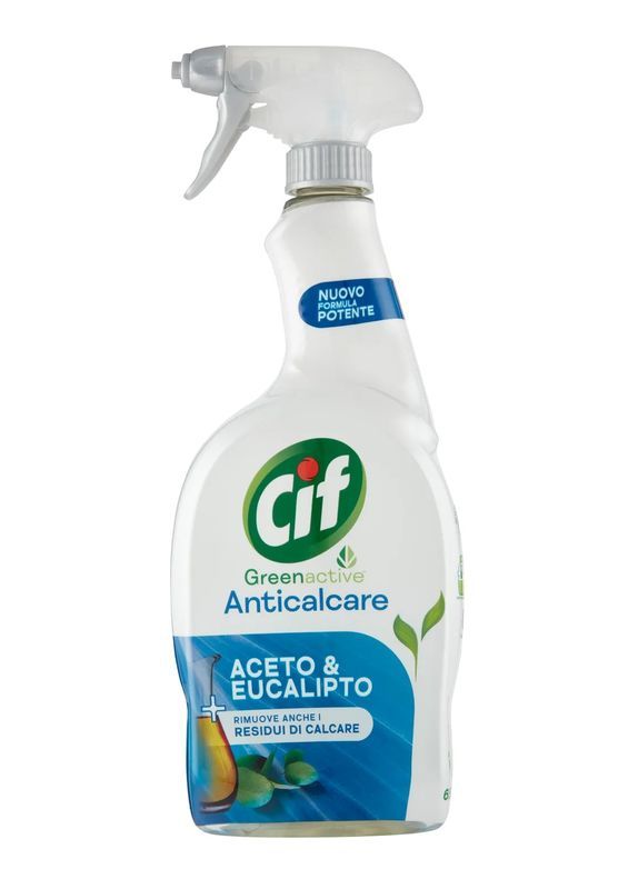 CIF Sgrassatore Spray Anticalcare Aceto Ed Eucalipto 650Ml