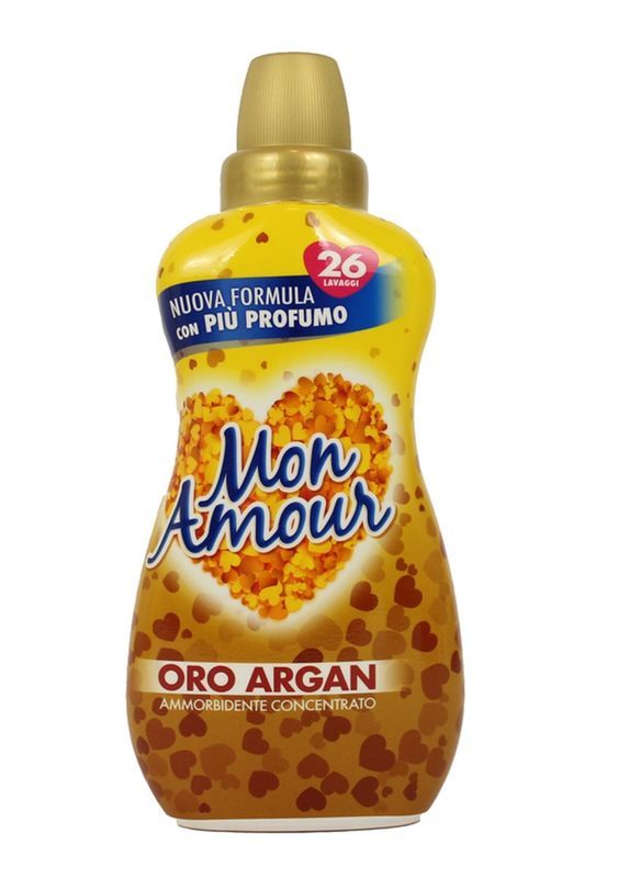 MON AMOUR Konzentrierter Weichspüler Gold Und Argan 650Ml