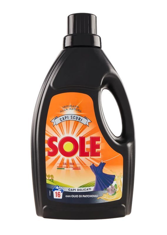 SOLE Flüssigwaschmittel Dunkel 1000Ml