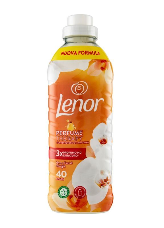 LENOR Konzentrierter Weichspüler Gold- Und Vanilleblumen 840Ml