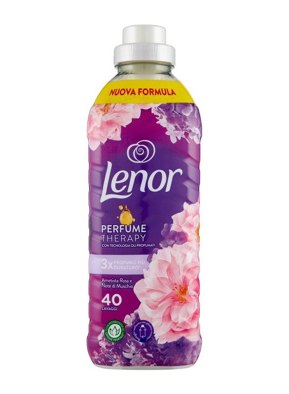 LENOR Adoucissant Concentré Améthyste, Rose Et Mousc 840Ml