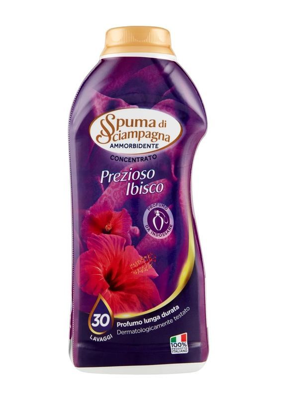 SPUMA DI SCIAMPAGNA Ammorbidente Concentrato Prezioso Ibisco 600Ml