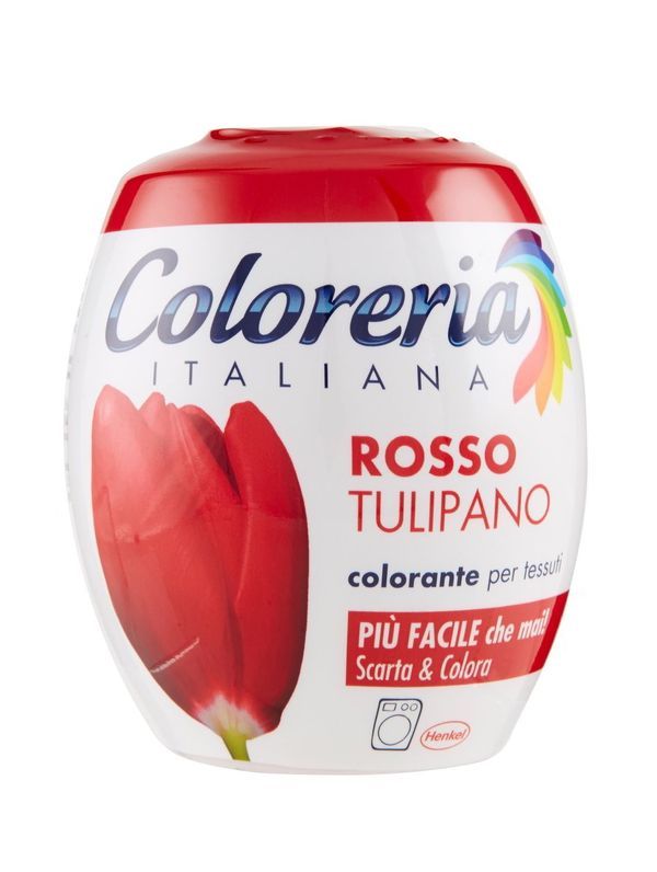 COLORERIA Colorante Per Tessuti Rosso Tulipano 350G