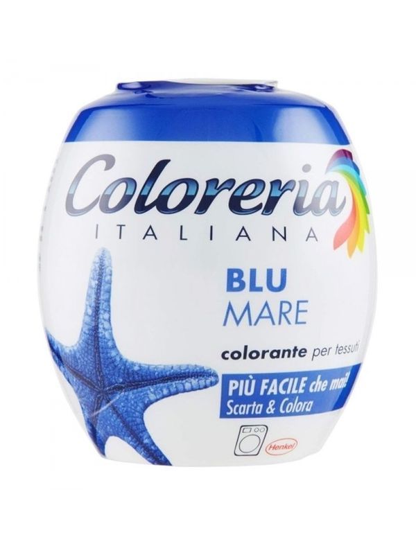 COLORERIA Colorante Per Tessuti Blu Mare 350G