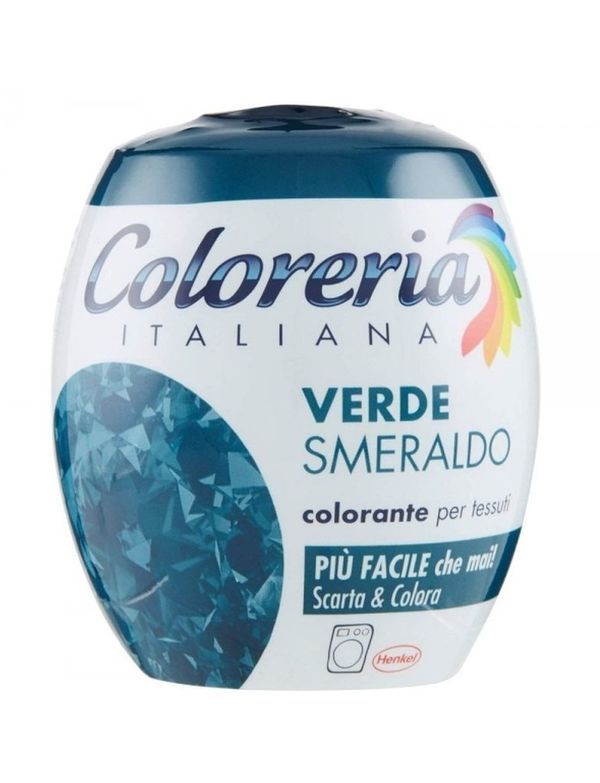 COLORERIA Colorante Per Tessuti Verde Smeraldo 350G