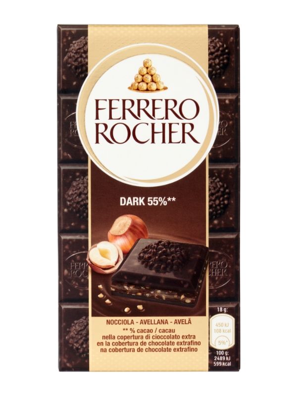 FERRERO Rocher Dark 55% Nocciola 90G